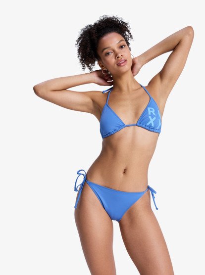 Solid Essentials - Two Piece Tiki Tri Bikini Set for Women  ERJX203595