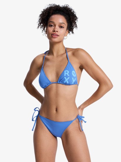 Solid Essentials - Two Piece Tiki Tri Bikini Set for Women  ERJX203595