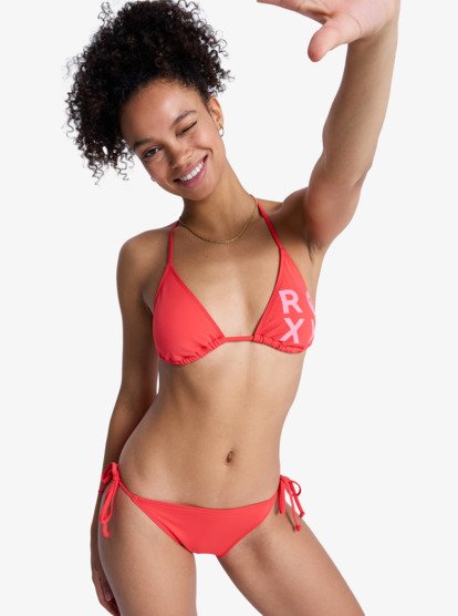 Solid Essentials - Two Piece Tiki Tri Bikini Set for Women  ERJX203595