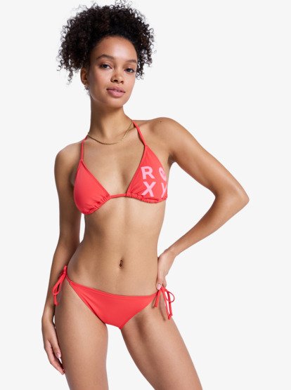 Solid Essentials - Two Piece Tiki Tri Bikini Set for Women  ERJX203595