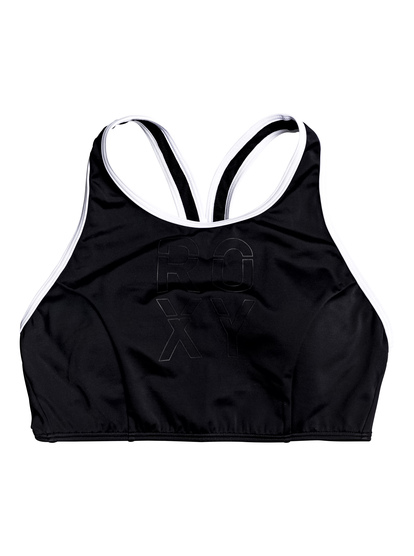 ROXY Fitness - Crop Top Bikini Top for Women  ERJX303974