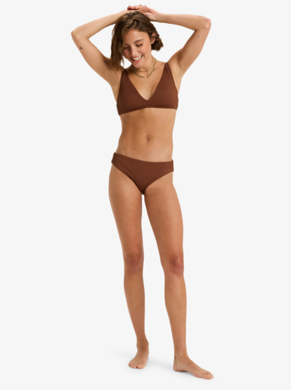 roxy, Rib Roxy Love The Oceana V - Bikini Top for Women, TIRAMISU (csq0) Rib Roxy Love The Oceana V - Bikini Top for Women  ERJX304728