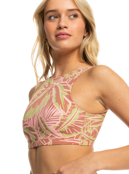 Roxy Pro The Pop Up - Crop Bikini Top for Women  ERJX305124