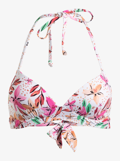 Printed Beach Classics - Halter Neck Bikini Top for Women  ERJX305204