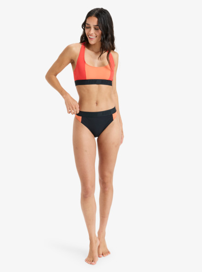 Roxy Active Colorblock - Bikini Top - Crop Top for Women  ERJX305444