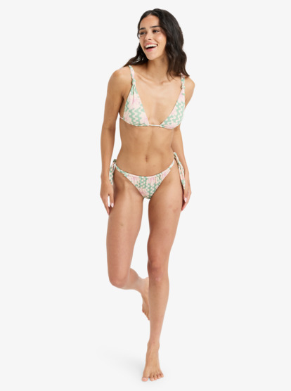 Hibiscus Daze - Triangle Bikini Top for Women  ERJX305451