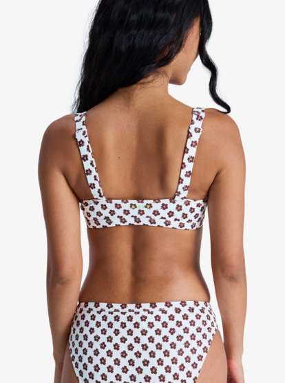 roxy, Roxy Pro  - Haut de maillot de bain Brassière Femme, CLOUD DANCER POLKABISCUS GOOD (wbp1) Roxy Pro - Bralette Bikini Top for Women  ERJX305482