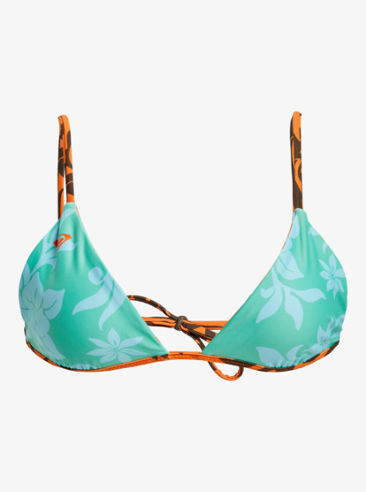 Hula Hibiscus Tiki Tri - Triangle Bikini Top for Women  ERJX305516