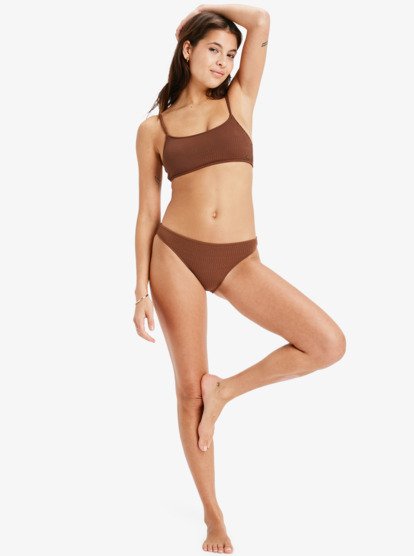 roxy, Lagos Basic  - Haut de maillot de bain Brassière Femme, FONDUE FUDGE (czg0) Lagos Basic - Bralette Bikini Top for Women  ERJX305521
