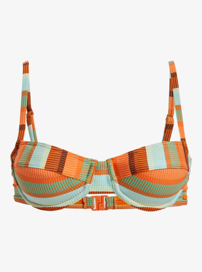 roxy, Sunset Stripe - Bügel-Bikinioberteil für Damen, ORANGE TIGER (nlm0) Sunset Stripe - Underwire Bikini Top for Women  ERJX305525