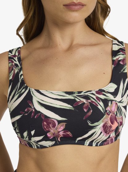 roxy, Pt Beach Classics DCup - D-Cup Bikini Top for Women, ANTHRACITE WIND SWEPT FLORAL (kvj9) Pt Beach Classics DCup - D-Cup Bikini Top for Women  ERJX305559
