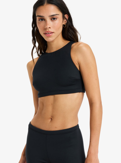 Roxy Pro Wave Crop Top Sd - Bikini Top for Women  ERJX305582