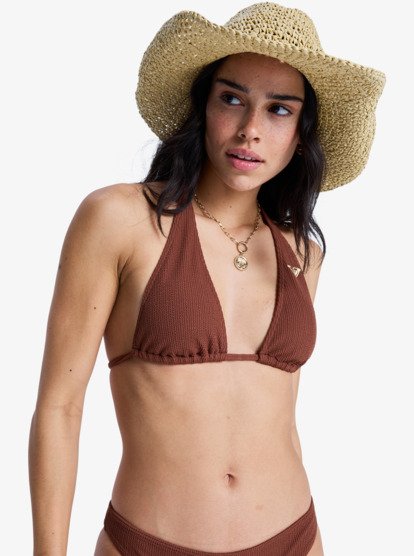 Roxy Sunshine Tiki Tri - Triangle Bikini Top for Women  ERJX305636