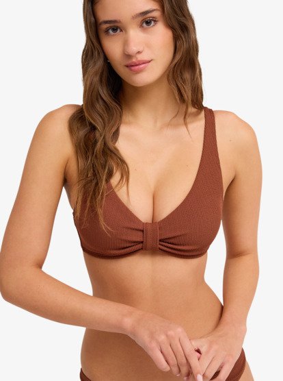 Roxy Sunshine - D-Cup Bikini Top for Women  ERJX305639