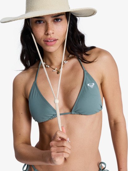 Solid Essentials - Triangle Bikini Top for Women  ERJX305688