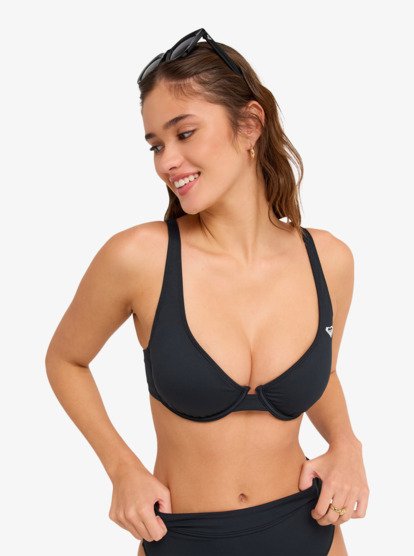 Solid Essentials - Underwired D-Cup Bikini Top for Women  ERJX305690