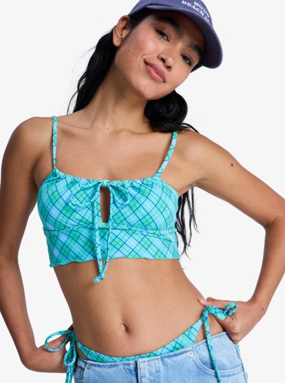 Printed Essentials - Tank Bikini Top for Women  ERJX305696