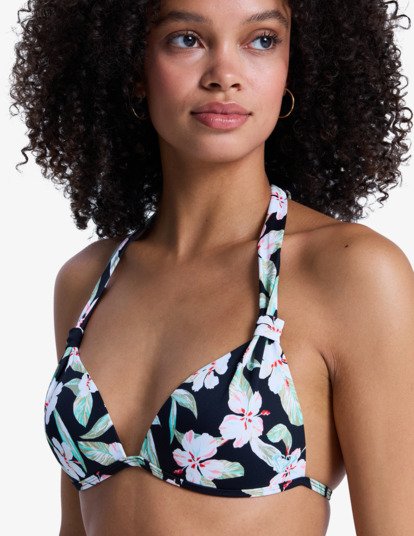 Printed Essentials - Triangle Bikini Top for Women  ERJX305701