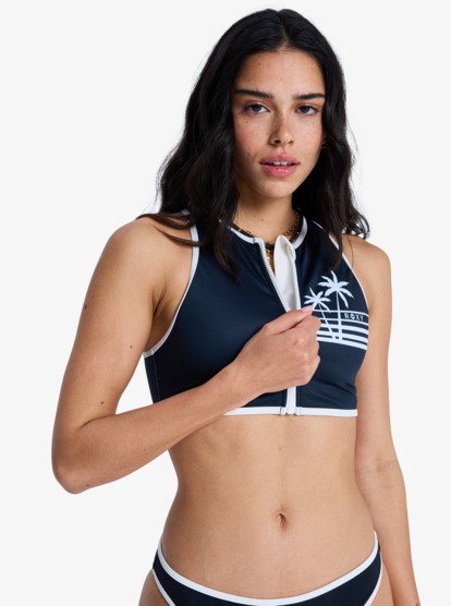 The Retro Essentials - Crop Bikini Top for Women  ERJX305713