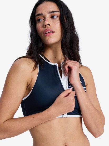 The Retro Essentials - Crop Bikini Top for Women  ERJX305713