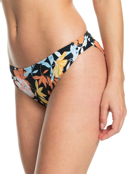roxy, Beach Classics - Bas de bikini pour Femme, ANTHRACITE S ISLAND VIBES (xkyb) Beach Classics - Bikini Bottoms for Women  ERJX404309