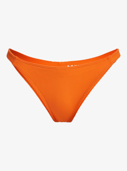 roxy, Rib ROXY Love The Goofy - Bragas de bikini cheeky para mujer, ORANGE TIGER (nlm0) Rib ROXY Love The Goofy - Cheeky Bikini Bottoms for Women  ERJX404794