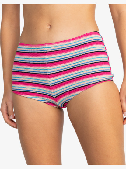 Paraiso Stripe - Medium Waist Bikini Bottoms for Women  ERJX404880