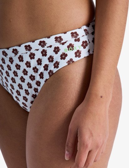 roxy, Roxy Pro  - Bas de maillot de bain Cheeky Femme, CLOUD DANCER POLKABISCUS GOOD (wbp1) Roxy Pro - Cheeky Bikini Bottoms for Women  ERJX405041