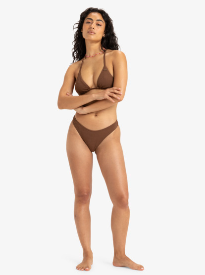 roxy, Lagos Hl - Cheeky Fit Bikinihosen für Damen, FONDUE FUDGE (czg0) Lagos Hl - Cheeky Bikini Bottoms for Women  ERJX405073