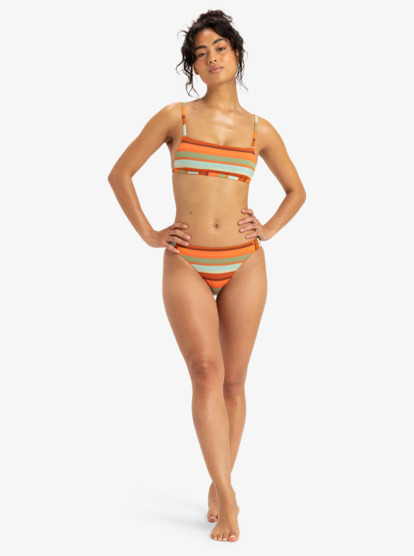 roxy, Sunset Stripe - Klassische Bikinihosen für Damen, ORANGE TIGER (nlm0) Sunset Stripe - Classic Bikini Bottoms for Women  ERJX405076