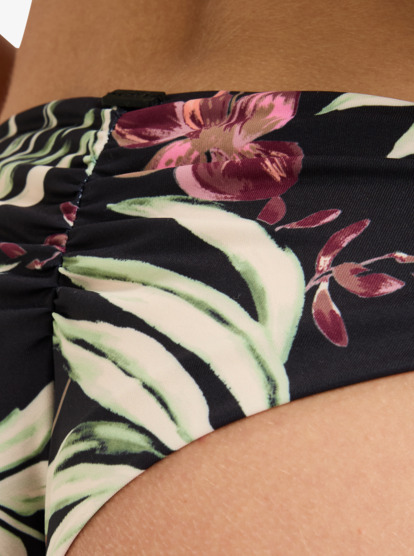 roxy, Pt Beach Classics Cheeky - Bikini Bottoms for Women, ANTHRACITE WIND SWEPT FLORAL (kvj9) Pt Beach Classics Cheeky - Bikini Bottoms for Women  ERJX405110