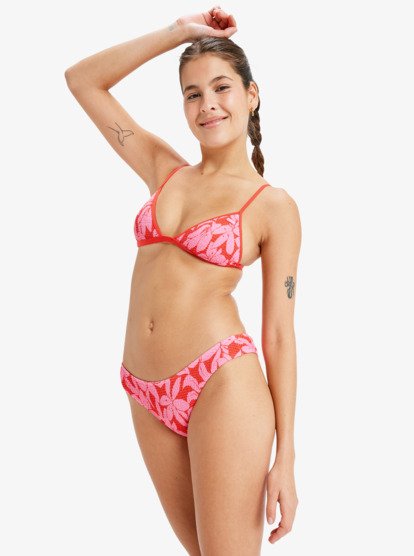 roxy, Khloe Cheeky - Bikini Bottoms for Women, TOMATO KLAEIDO (rph6) Khloe Cheeky - Bikini Bottoms for Women  ERJX405134