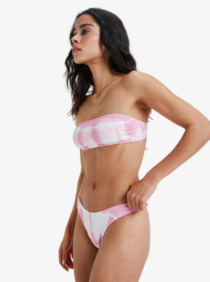 roxy, Sunrise High Leg - Bas de bikini coupe Cheeky pour Femme, BONBON (met0) Sunrise High Leg - Cheeky Bikini Bottoms for Women  ERJX405158