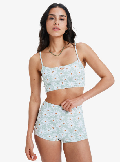 Dream Floral High Waist - Shorty Bikini Bottoms for Women  ERJX405161