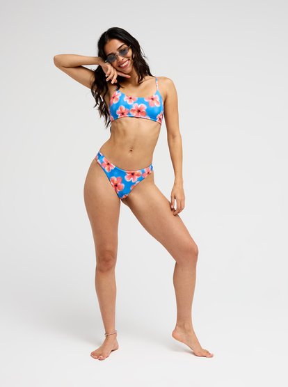 Hibiscus Daze Cheeky High Leg  ERJX405265