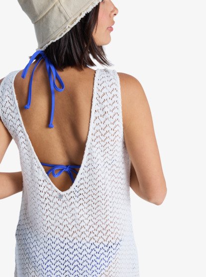 roxy, Playa Mood - Robe de plage pour Femme, EGRET (wbs0) Playa Mood - Beach Dress for Women  ERJX603455