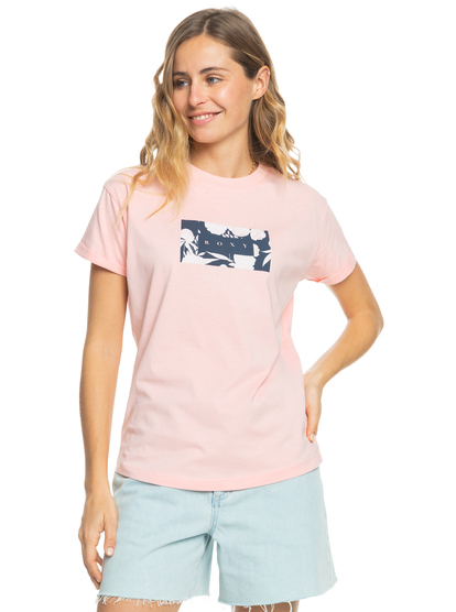 Sparkle Evening Flowers Square - Short Sleeves T-Shirt for Women  ERJZT05447