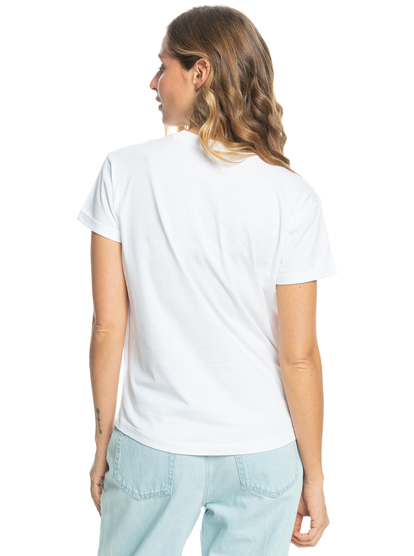 Sparkle Evening Flowers Square - Short Sleeves T-Shirt for Women  ERJZT05447