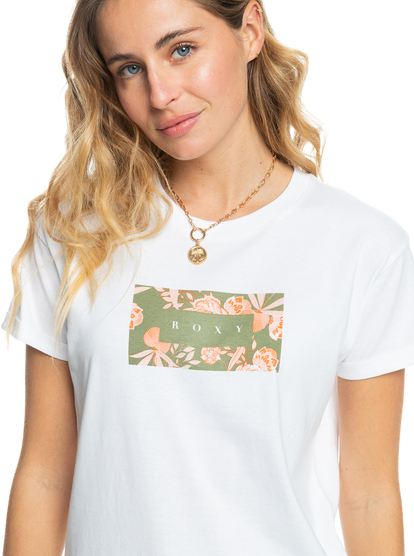 Sparkle Evening Flowers Square - Short Sleeves T-Shirt for Women  ERJZT05447