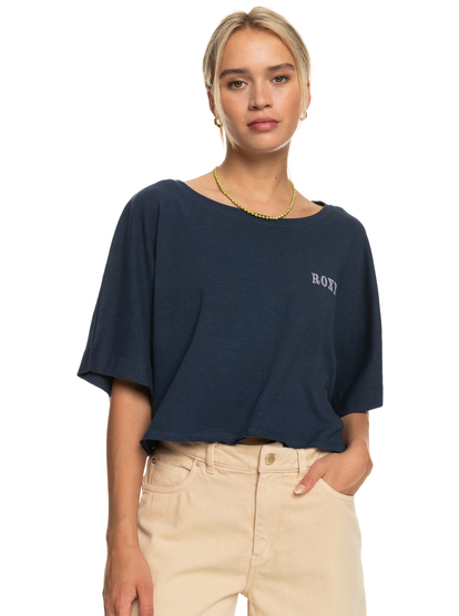 Tiki And Surf - Crop Oversized T-Shirt for Women  ERJZT05476