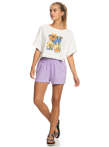 Tiki And Surf - Crop Oversized T-Shirt for Women  ERJZT05477