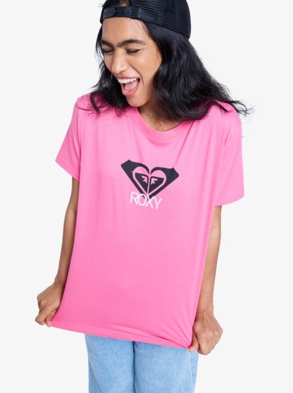 roxy, Ocean Road Art - Short Sleeve T-Shirt for Women, SANGRIA SUNSET (mlw0) Ocean Road Art - Short Sleeve T-Shirt for Women  ERJZT06015