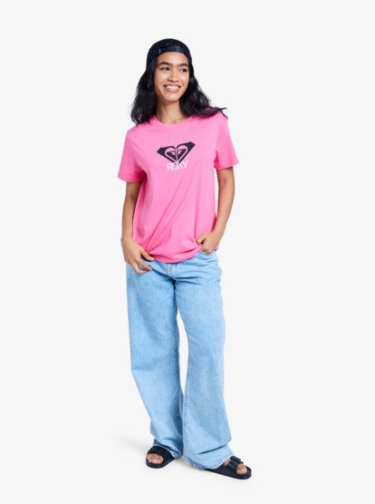 roxy, Ocean Road Art - Short Sleeve T-Shirt for Women, SANGRIA SUNSET (mlw0) Ocean Road Art - Short Sleeve T-Shirt for Women  ERJZT06015
