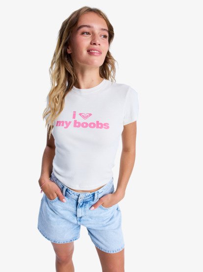 Beach Love Kab - Cropped T-Shirt for Women  ERJZT06056