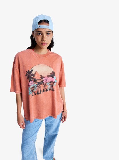 Talloversize Washed - Short Sleeve T-Shirt for Women  ERJZT06081