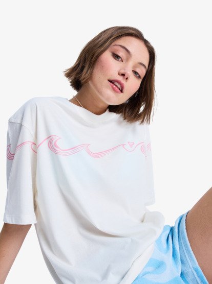 Hangloose Placed - Short Sleeve T-Shirt for Women  ERJZT06091