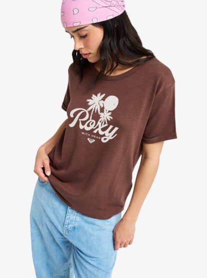 Oceanwave Regular Slub - Short Sleeve T-Shirt for Women  ERJZT06096