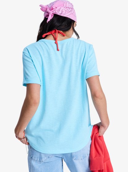 Oceanwave Regular Slub - Short Sleeve T-Shirt for Women  ERJZT06096