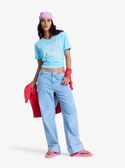 Oceanwave Regular Slub - Short Sleeve T-Shirt for Women  ERJZT06096