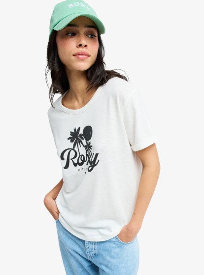 Oceanwave Regular Slub - Short Sleeve T-Shirt for Women  ERJZT06096